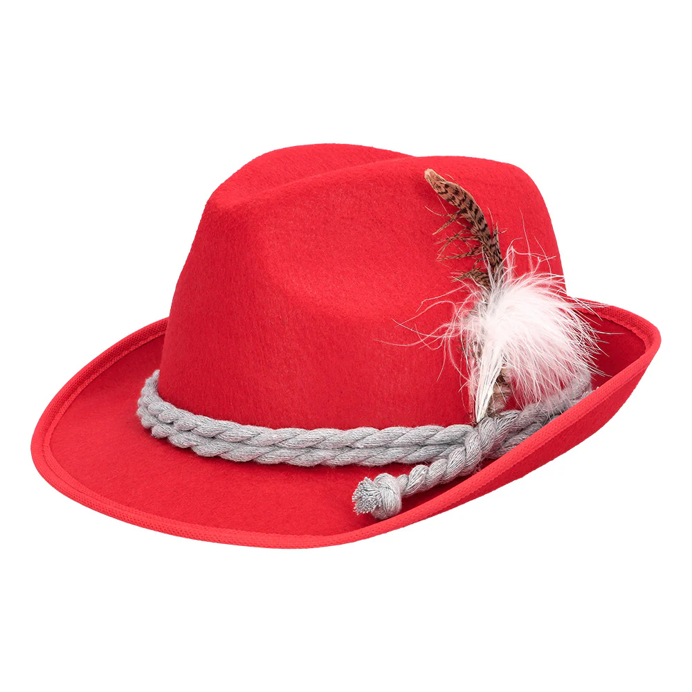 Tiroler hoed rood Hansi