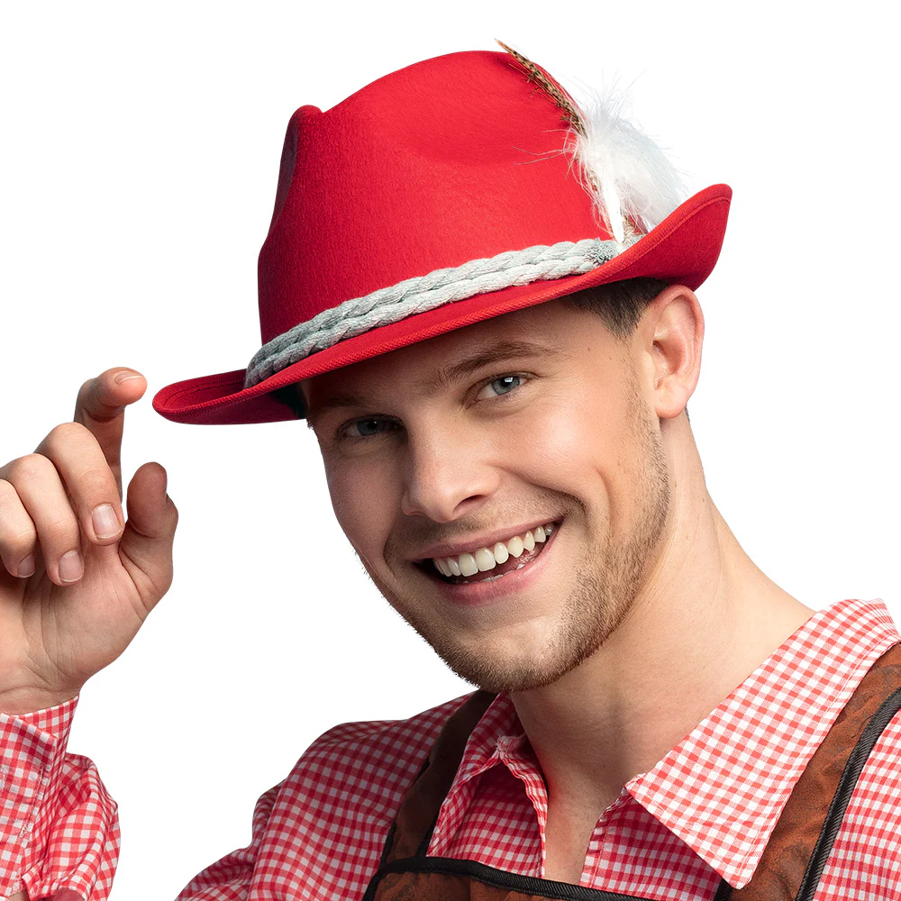 Tiroler hoed rood Hansi - Image 2