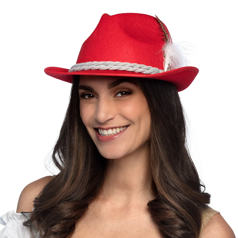 Tiroler hoed rood Hansi - Image 3