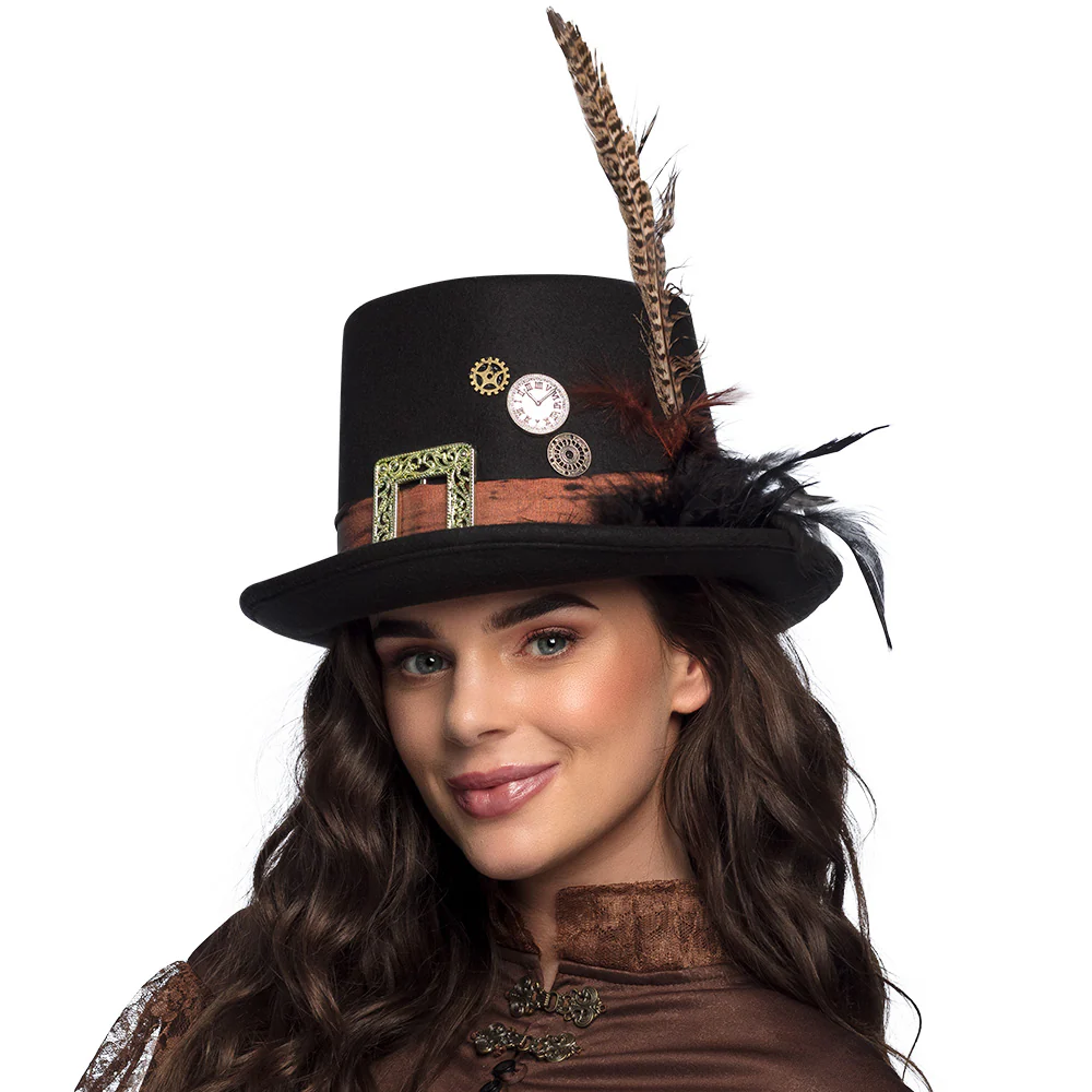Steampunkhoed Plumepunk - Image 2