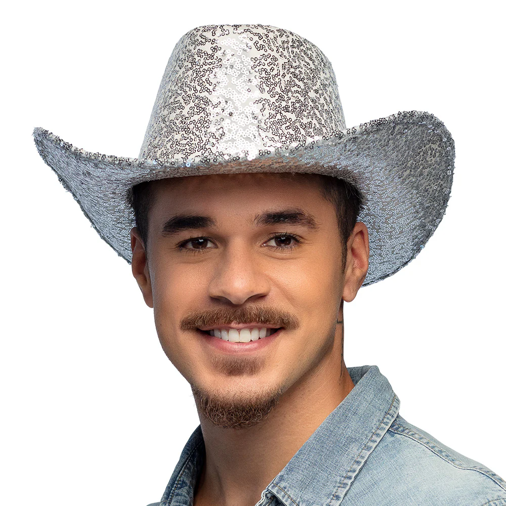 Cowboyhoed Rodeo Party zilver - Image 2