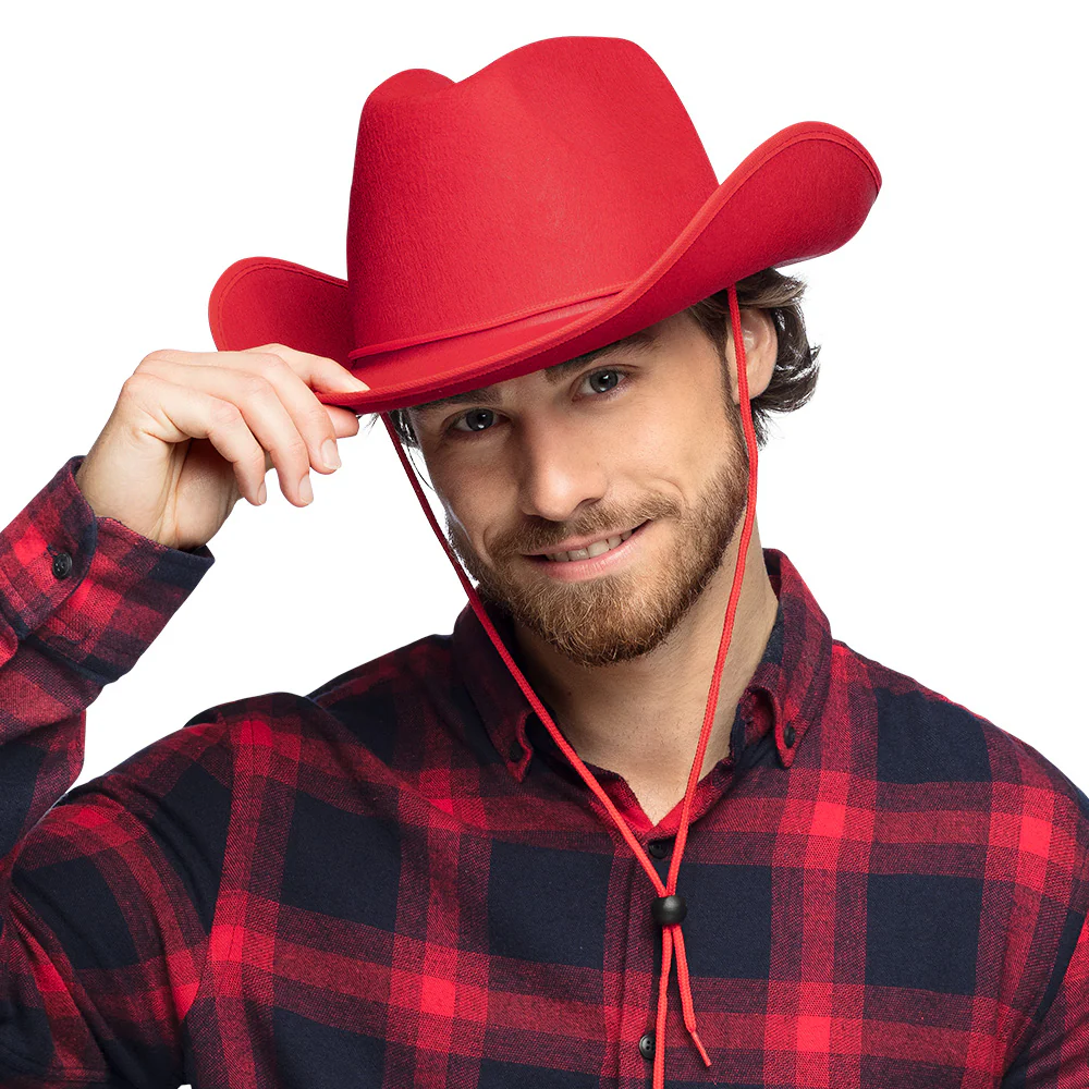 Cowboyhoed Rodeo rood - Image 3