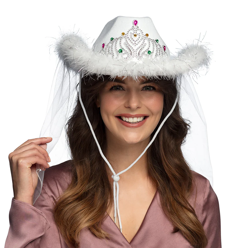 Cowboyhoed wit Royal bride - Image 2