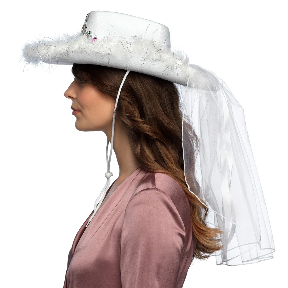 Cowboyhoed wit Royal bride - Image 3