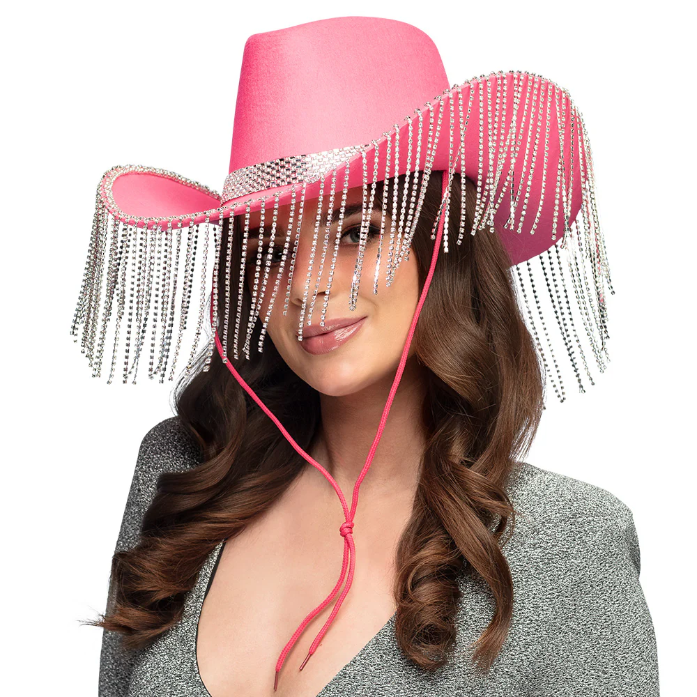 Cowboyhoed Showgirl roze - Image 2