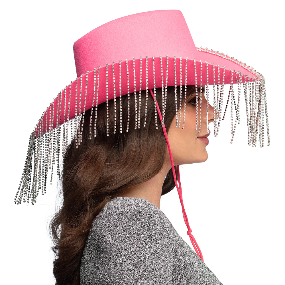 Cowboyhoed Showgirl roze - Image 3
