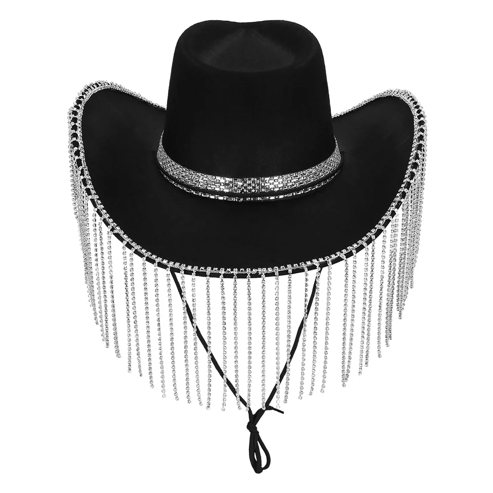 Cowboyhoed Showgirl zwart - Image 4