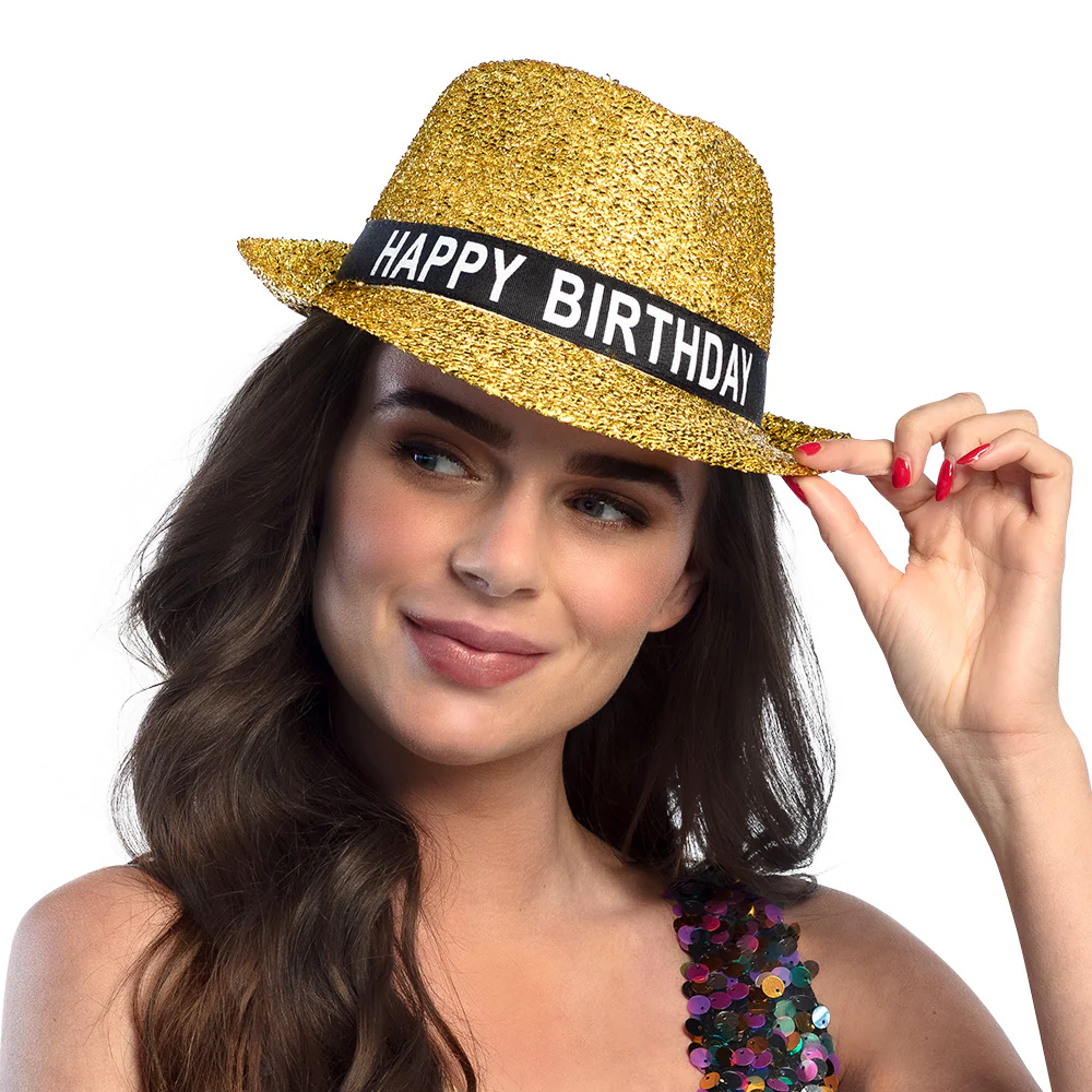 Hoed Sparkling 'Happy Birthday' - Image 3