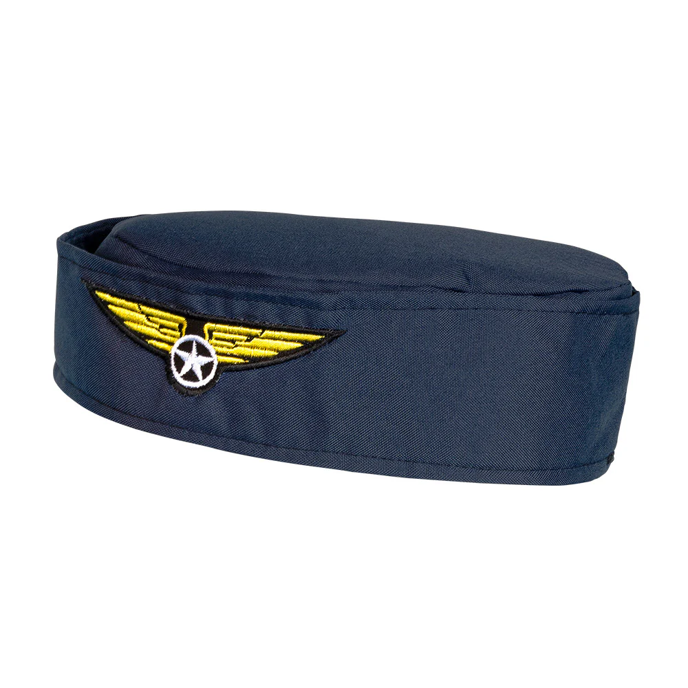 Stewardess hoed blauw - Image 3