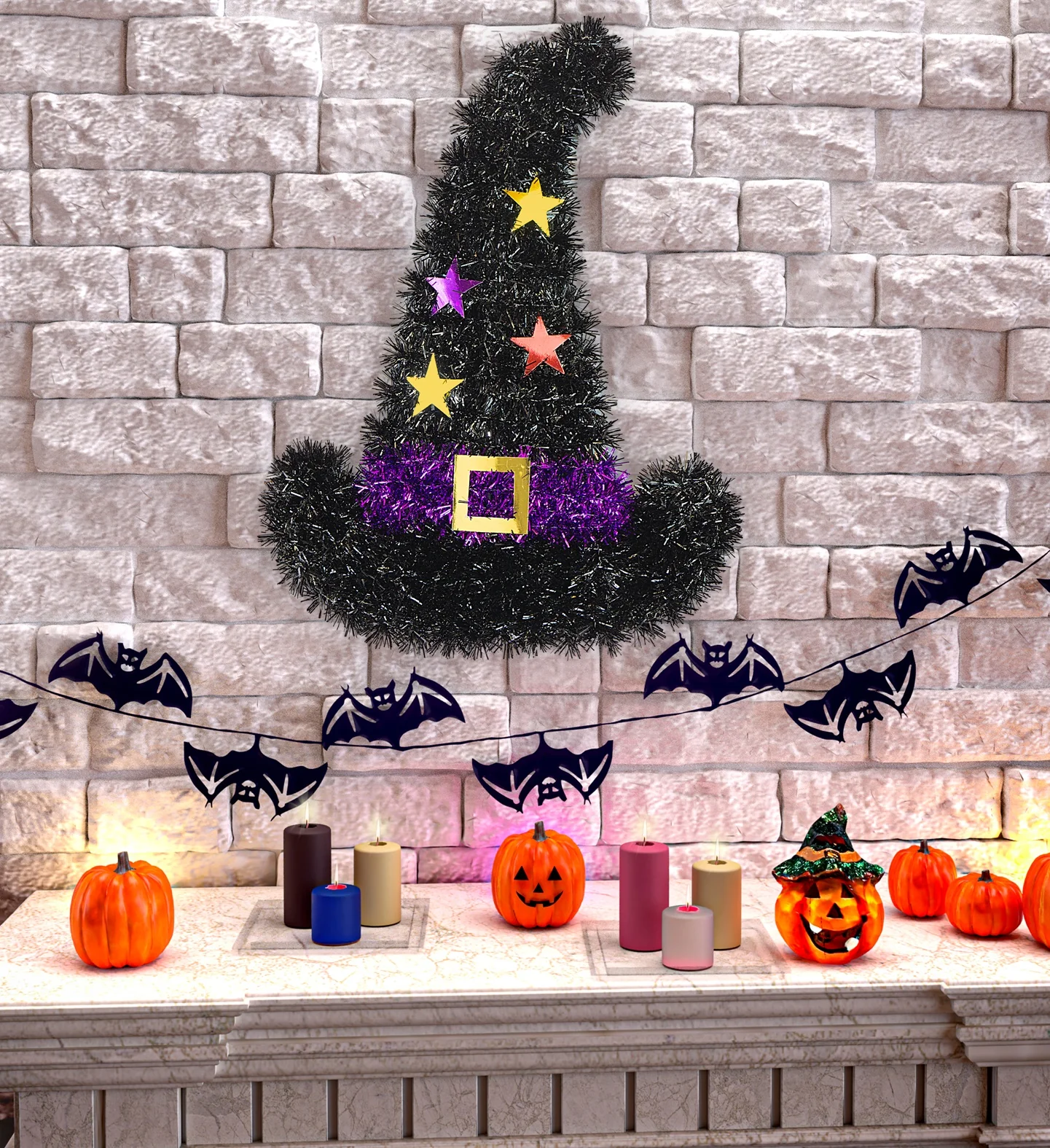 Heksen hoed decoratie - Image 2