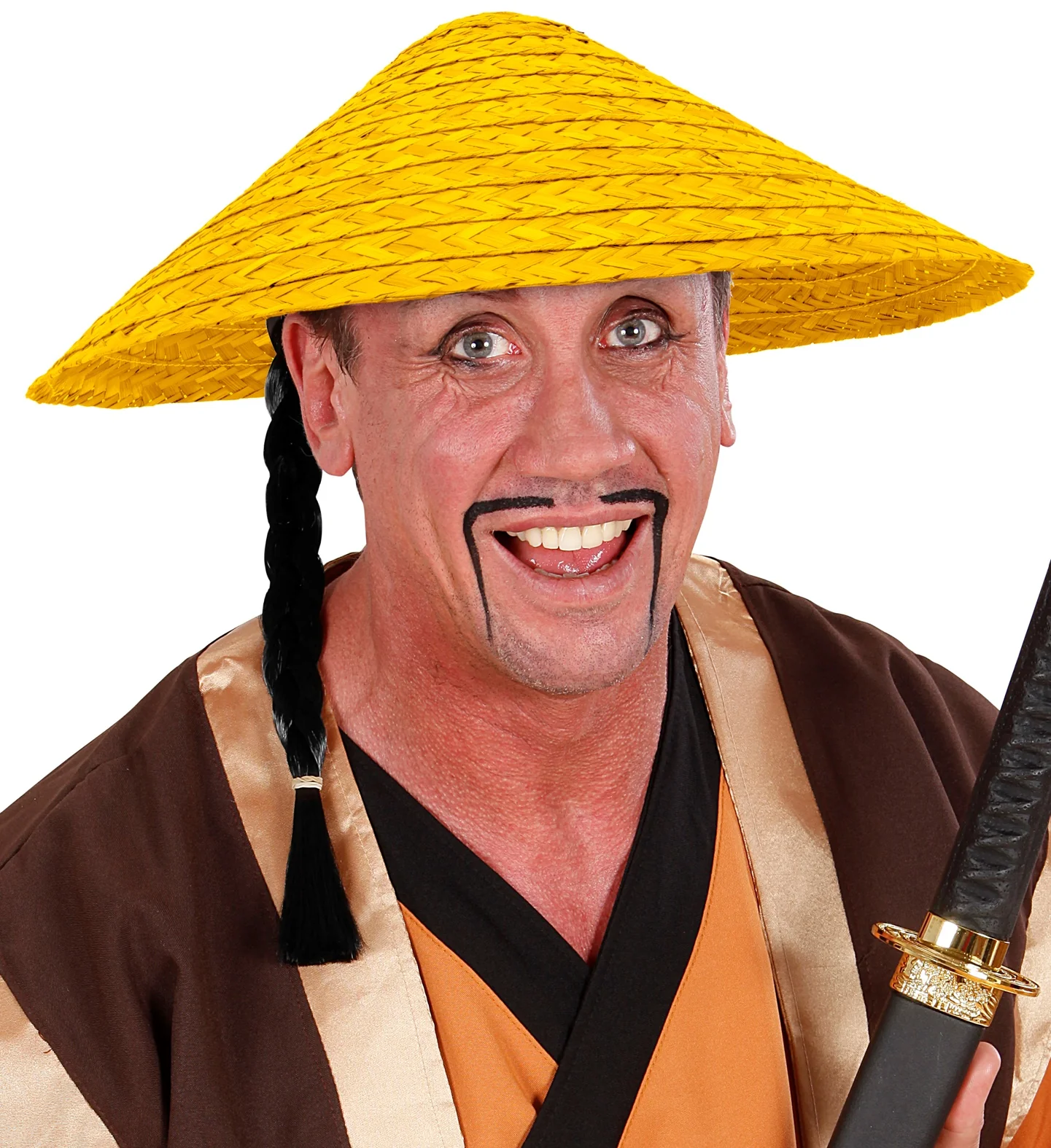 Vietkong strohoed geel - Image 3