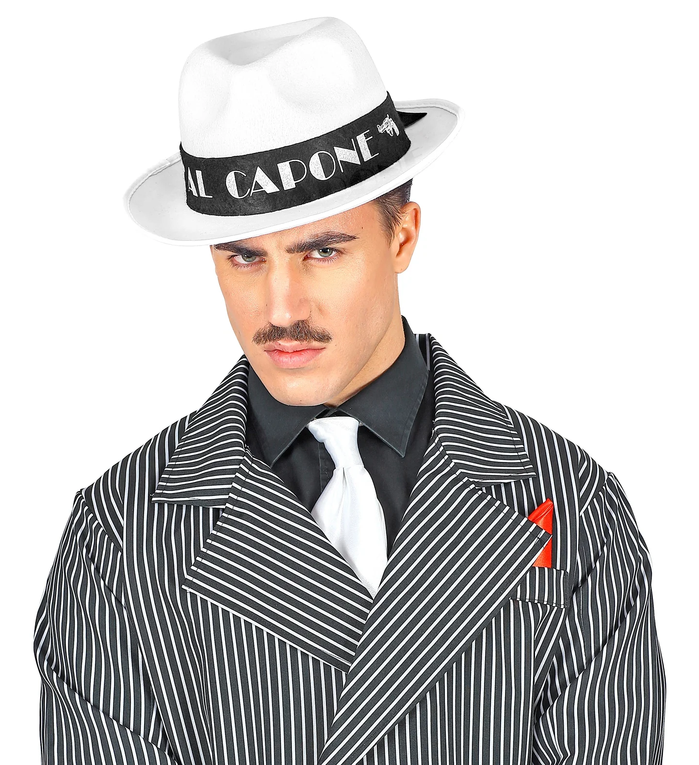 Hoed Al Capone wit - Image 4