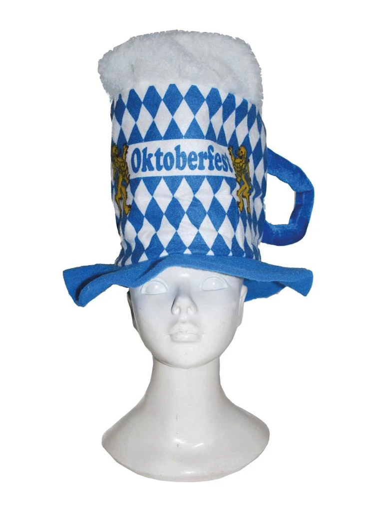 Hoeden in de vorm van een bierpul