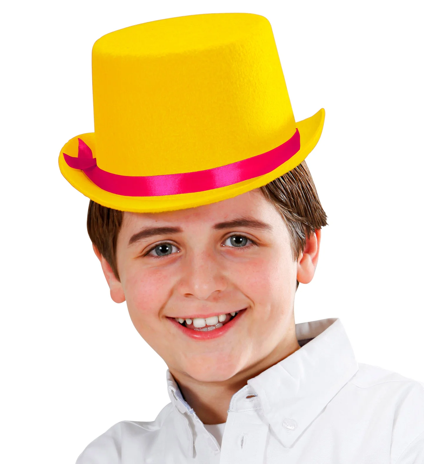 Hoge hoed kinderen geel - Image 3