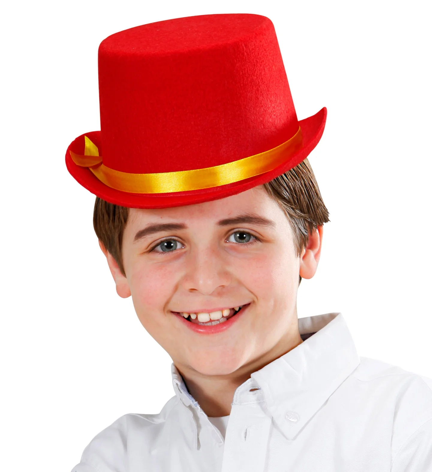 Hoge hoed kinderen rood - Image 3