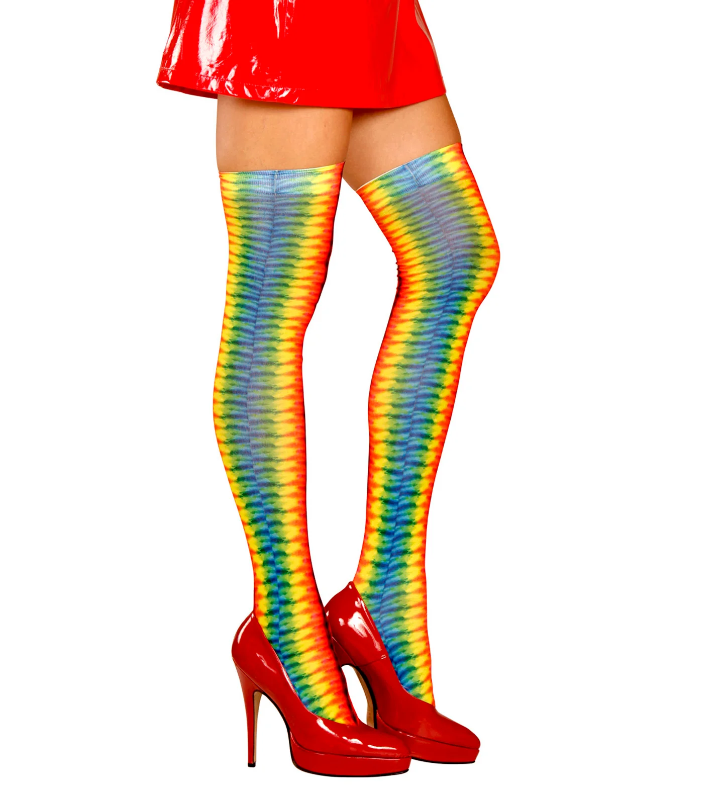 Hoge kousen regenboog kleuren - Image 2