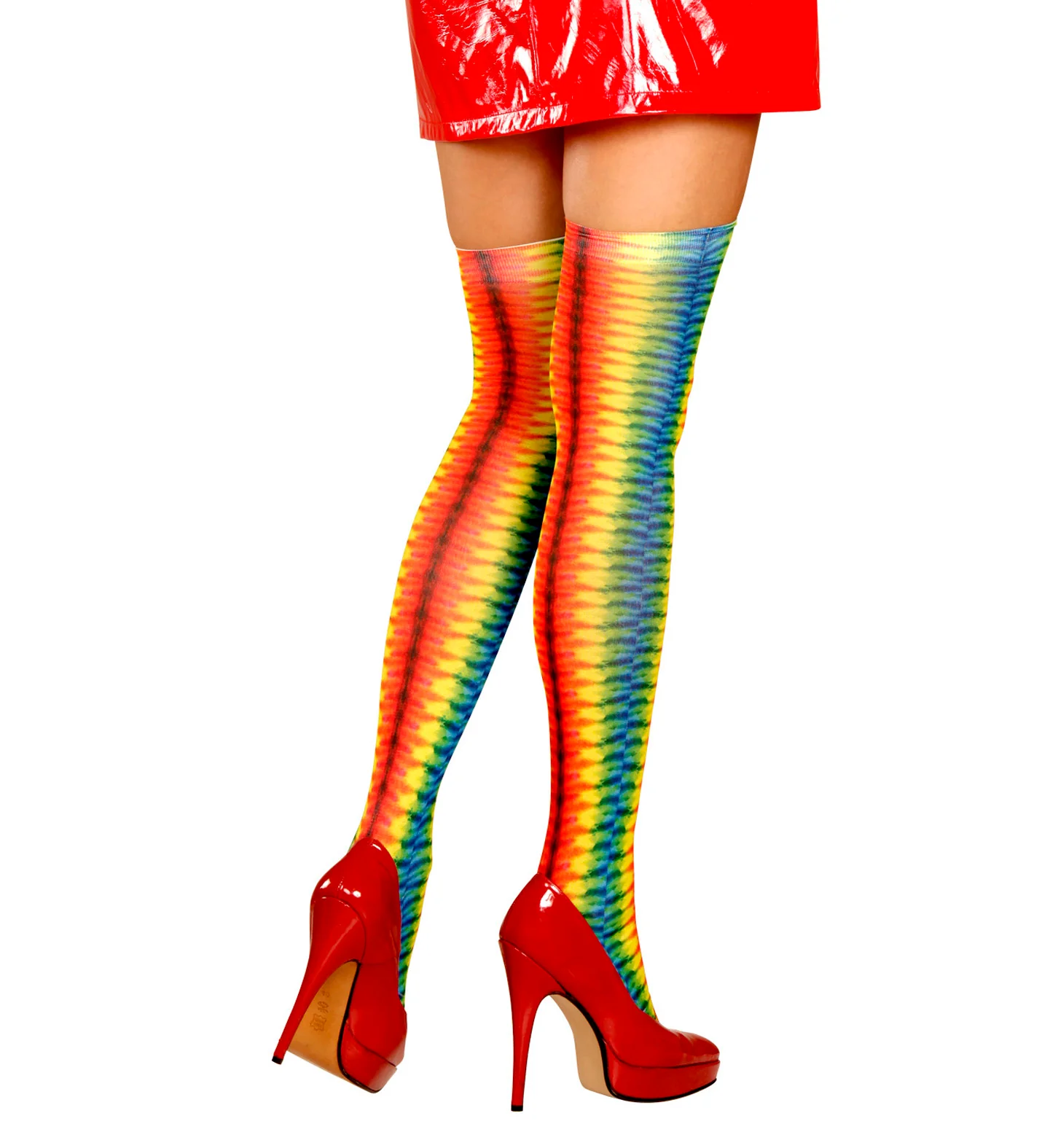 Hoge kousen regenboog kleuren - Image 3