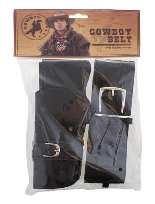 Holster dubbel cowboy zwart - Image 2