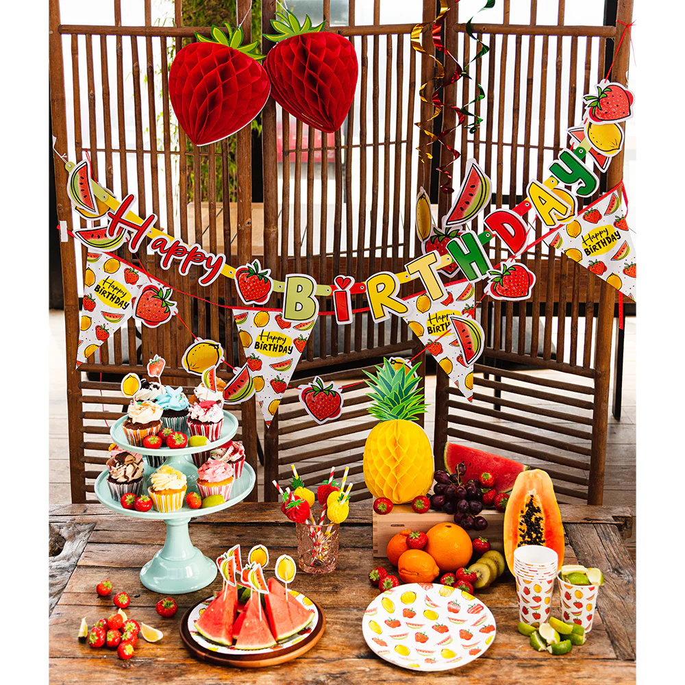 Honingraatdecoratie Aardbei - Image 3