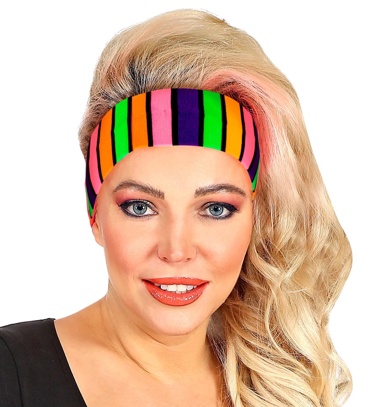 Hoofdband 80's neon - Image 2