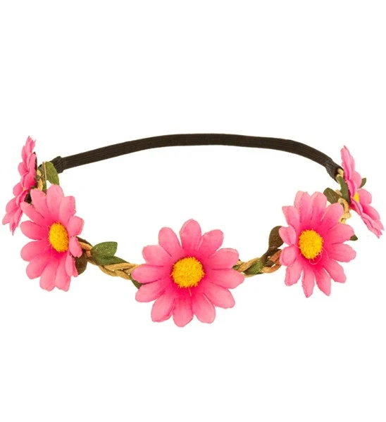 Hoofdband bloemen roze Noah - Image 3