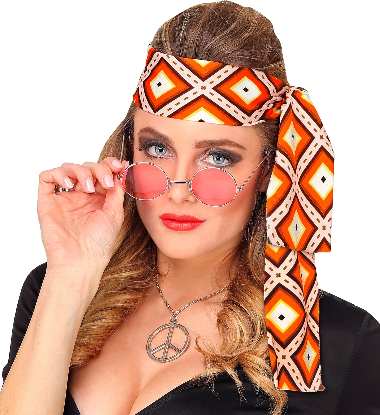 Hoofdband hippie Groovy stijl - Image 3