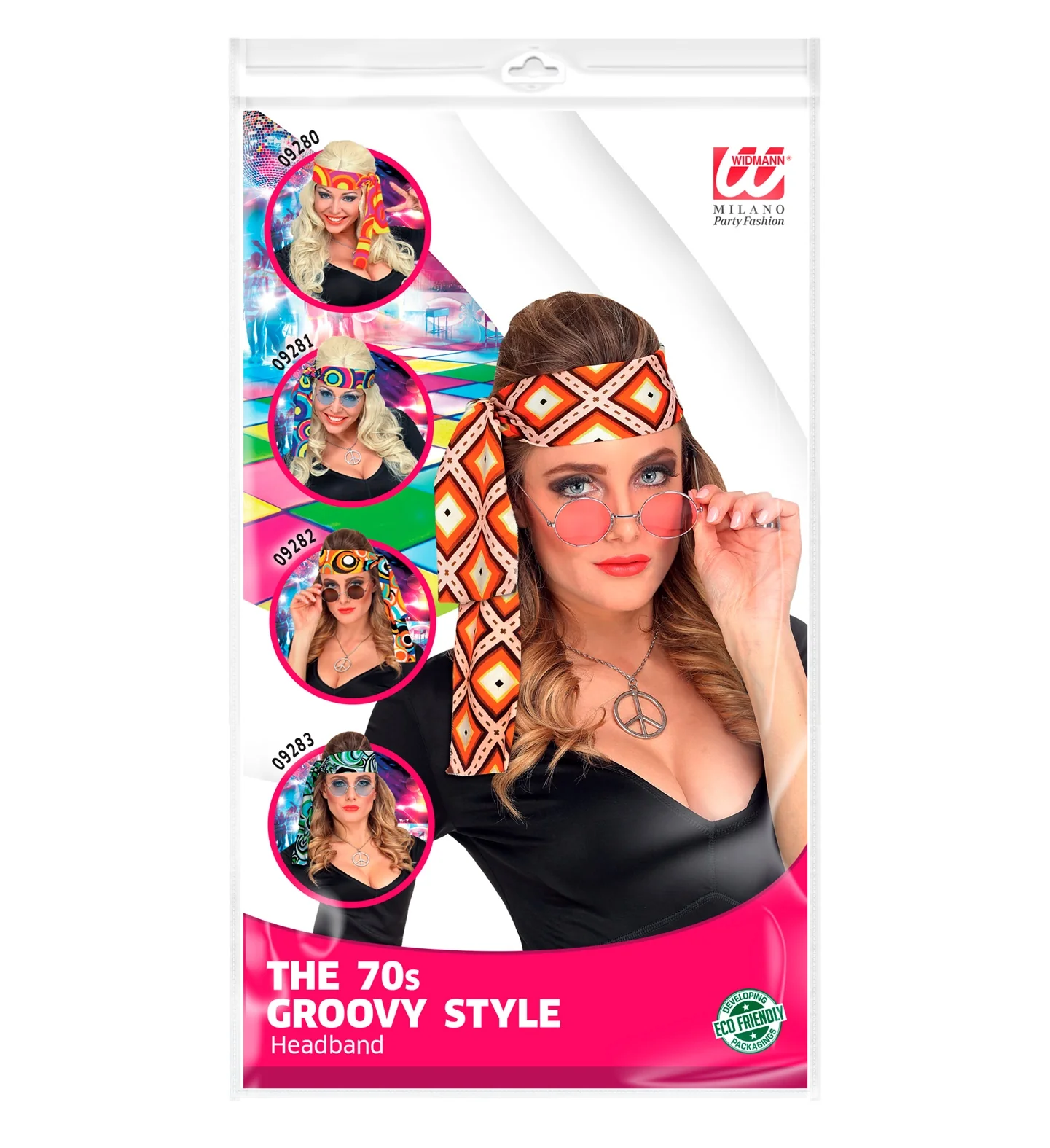 Hoofdband hippie Groovy stijl - Image 6