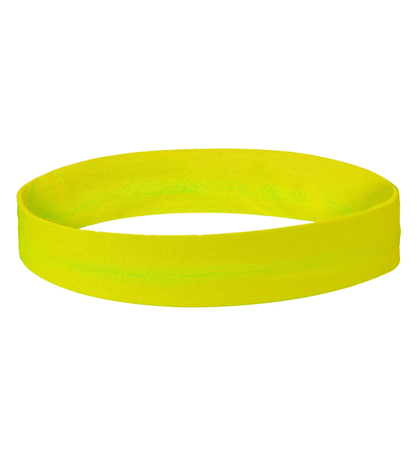 Hoofdband neon geel