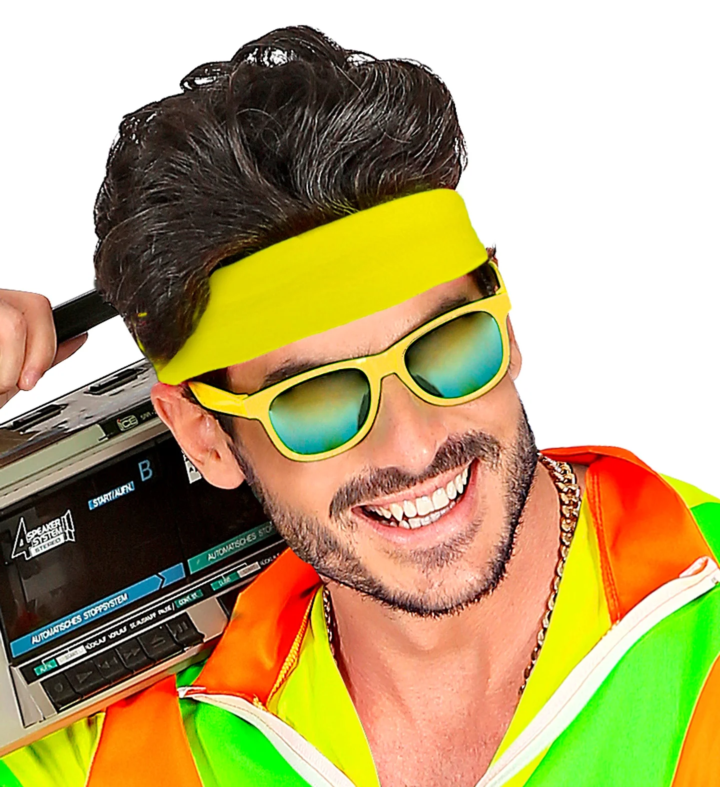 Hoofdband neon geel - Image 5