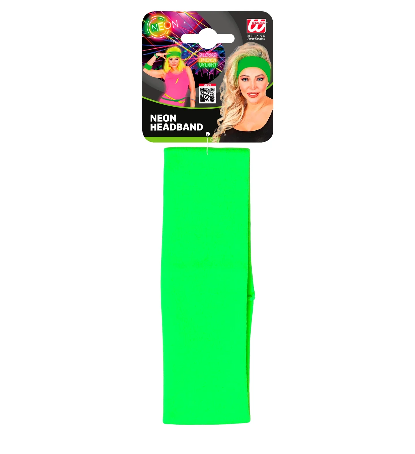 Hoofdband neon groen - Image 6