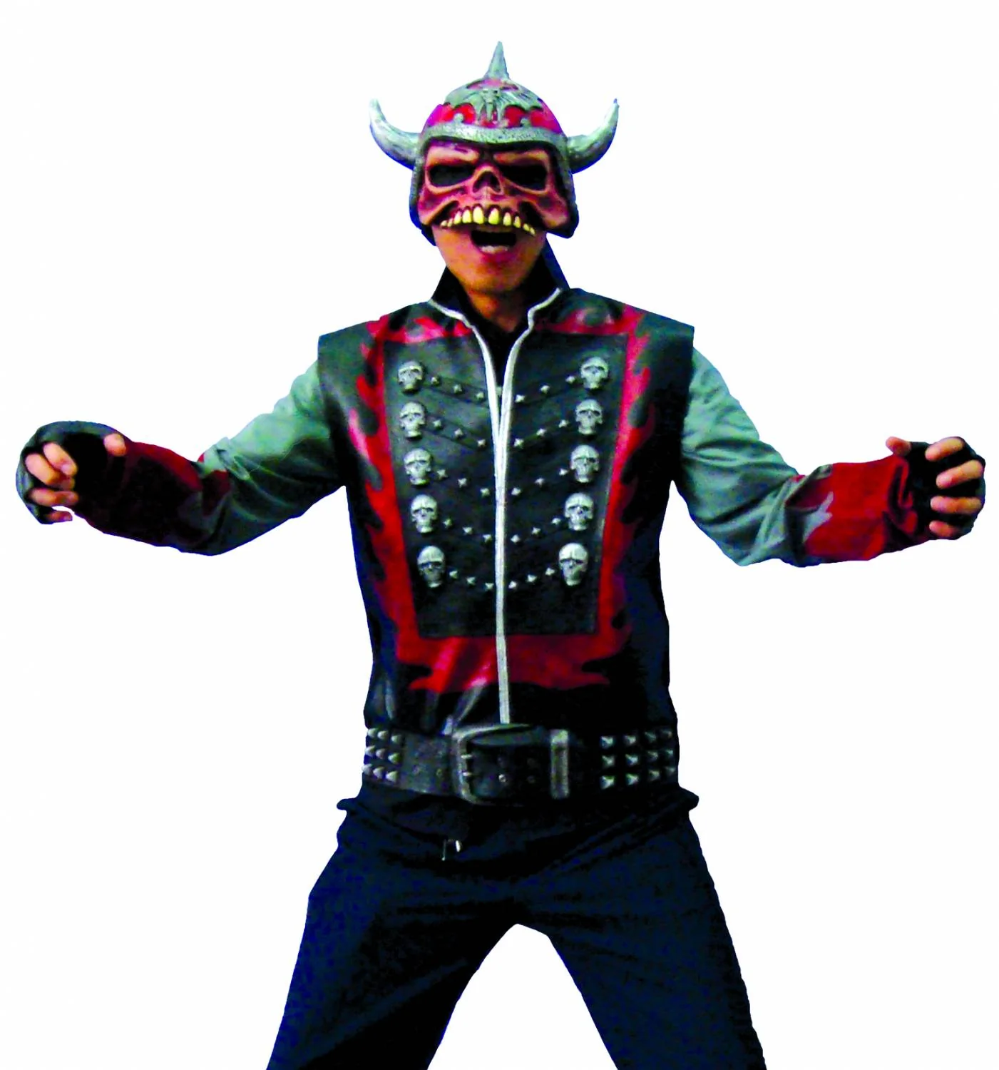 Zombie biker kostuum punk - Image 2