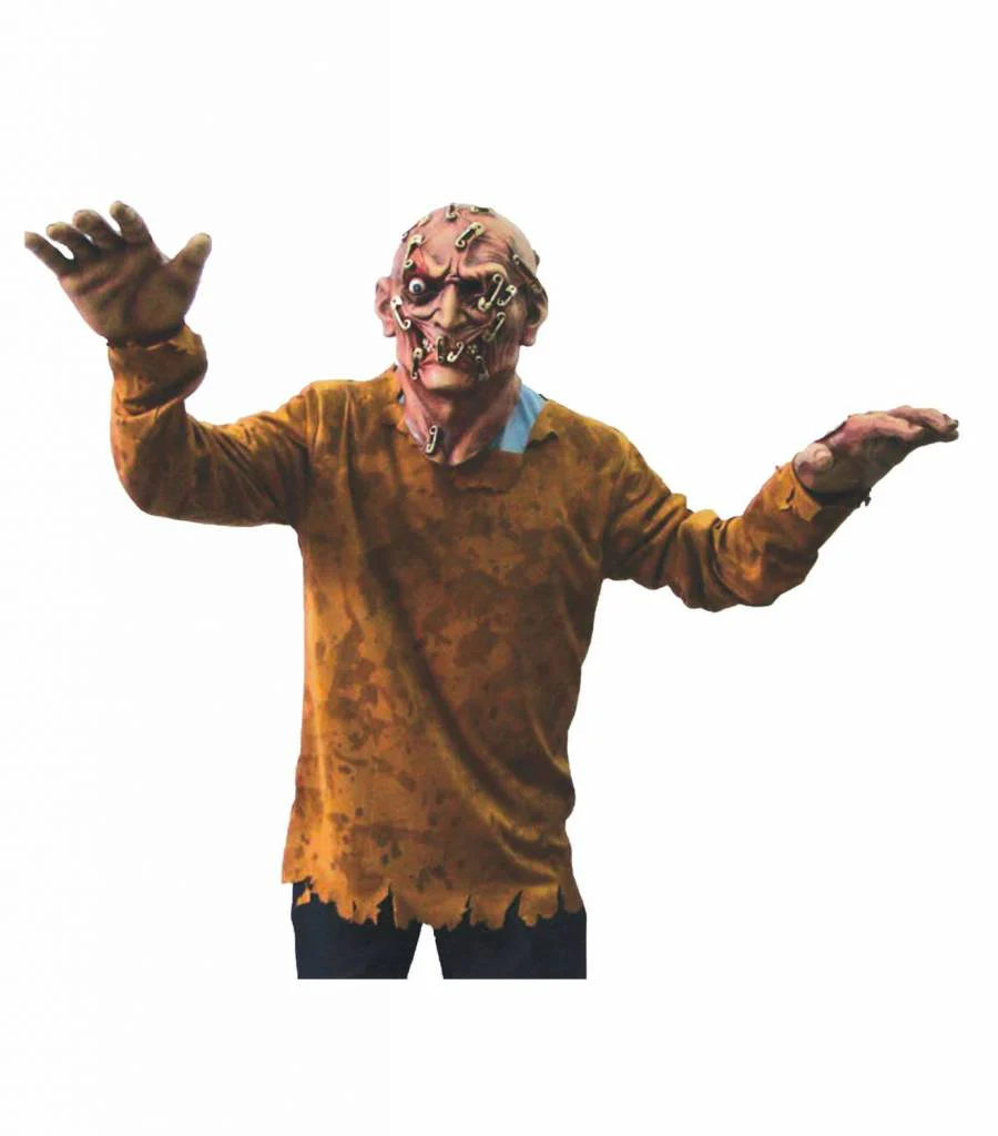 Zombie kostuum sluitspelden door hoofd - Image 2