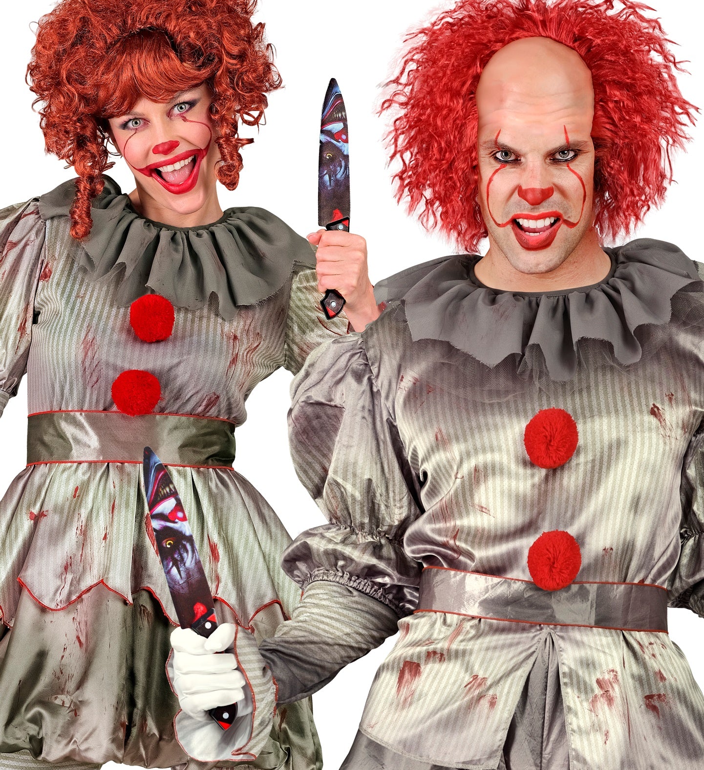 Horrorclown mes met bloed - Image 6