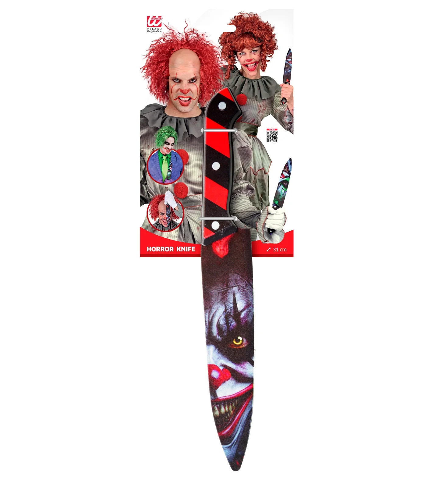 Horrorclown mes met bloed - Image 7