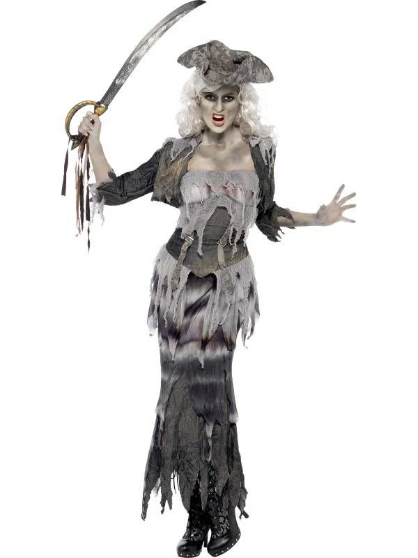 Horror piraten kostuum dames Small