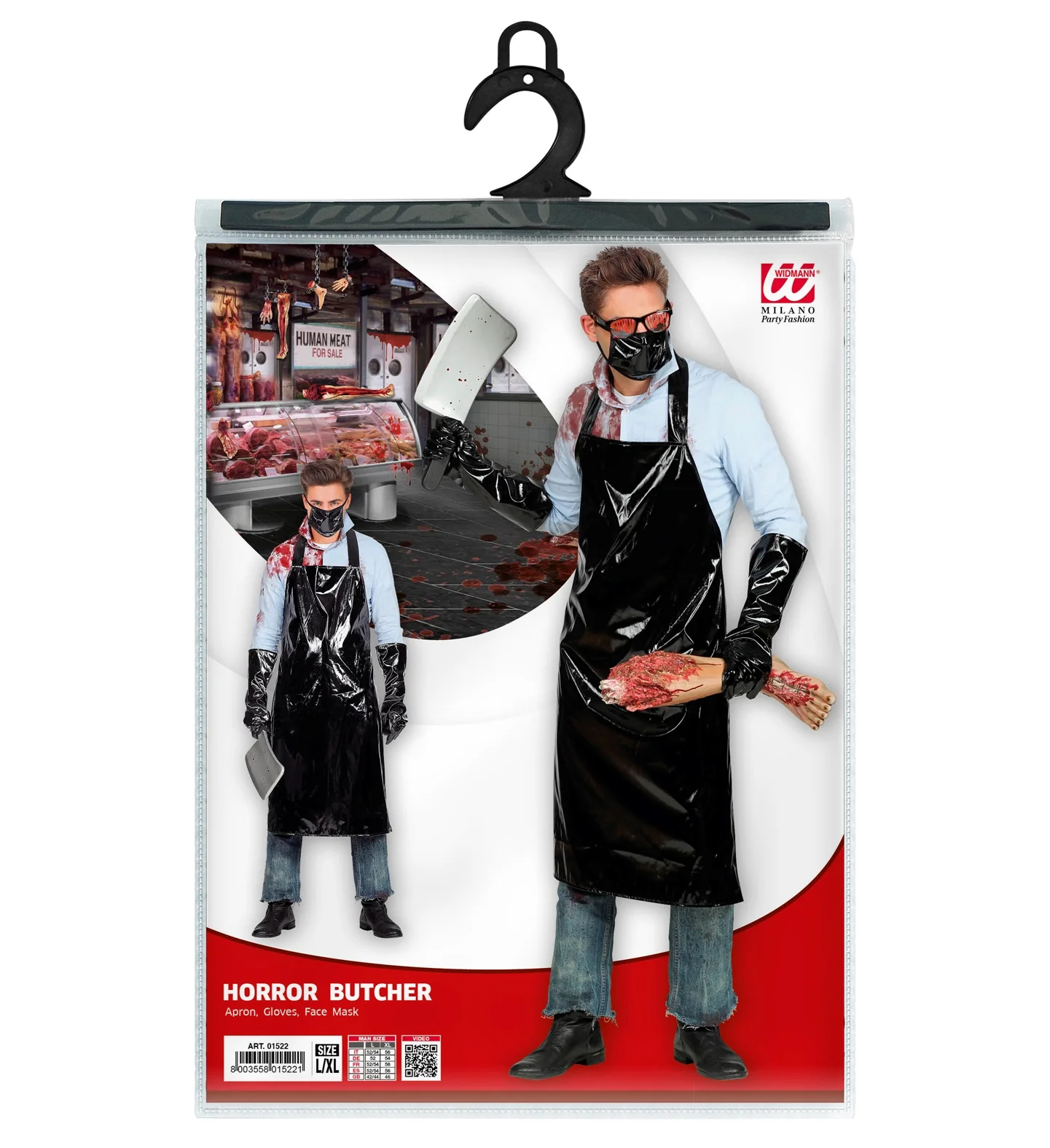 Verkleedset horror slager - Image 6