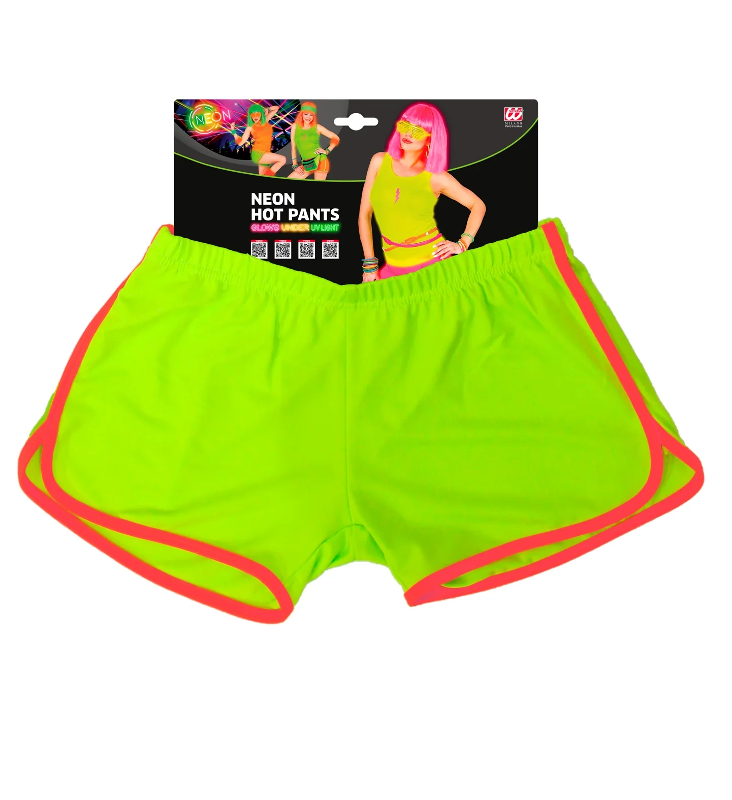 Neon groene hotpants - Image 5