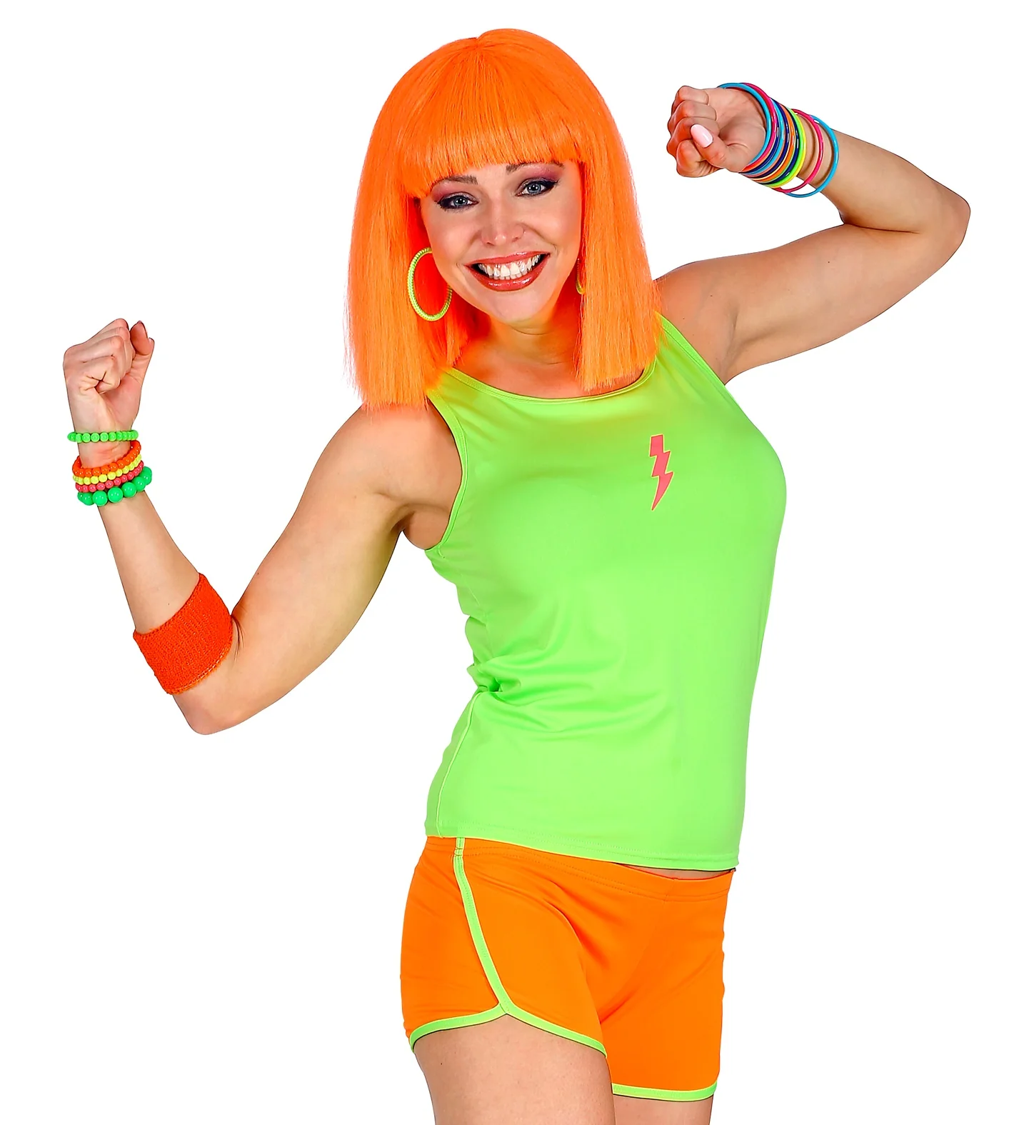 Neon oranje hotpants - Image 2