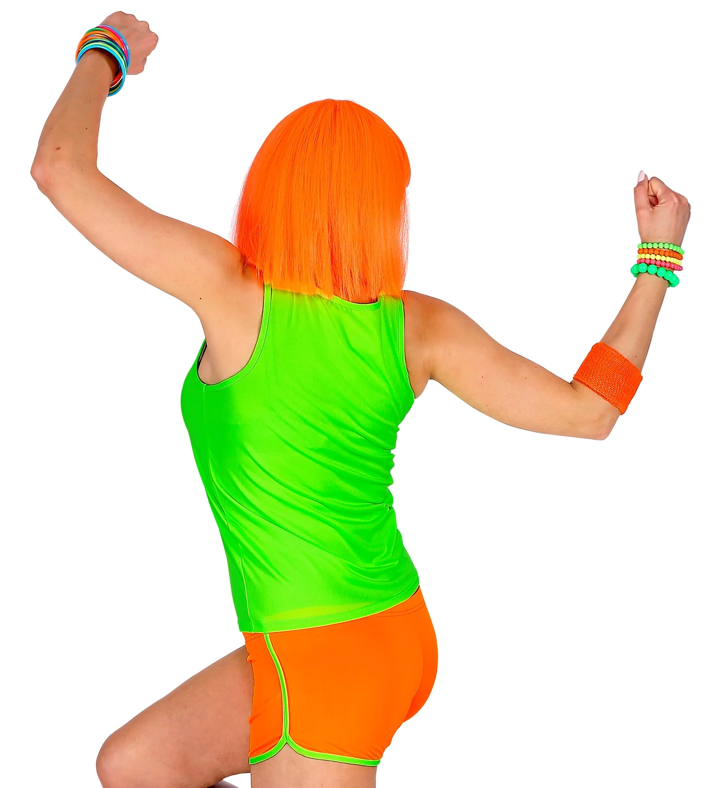 Neon oranje hotpants - Image 3