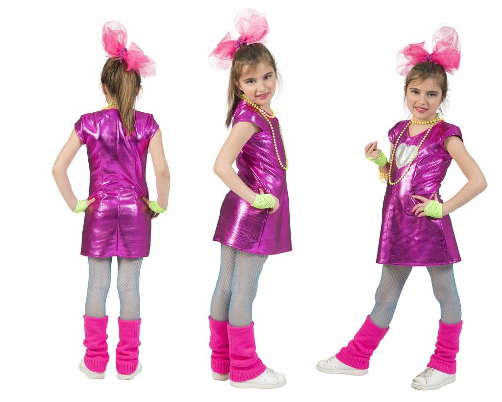 Disco jurkje Olivia roze meiden - Image 4