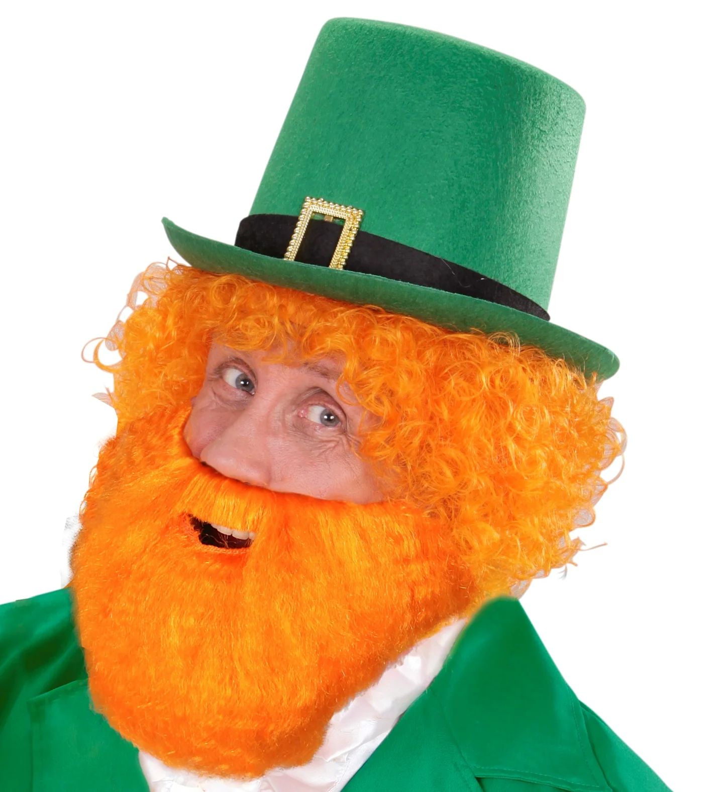 Oranje baard en snor schot - Image 2