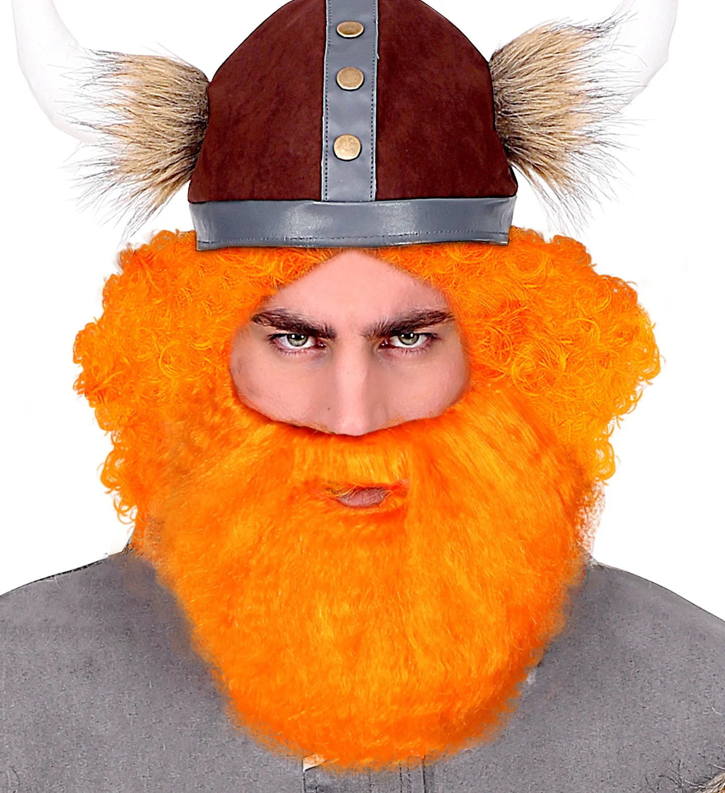 Oranje baard en snor schot - Image 3