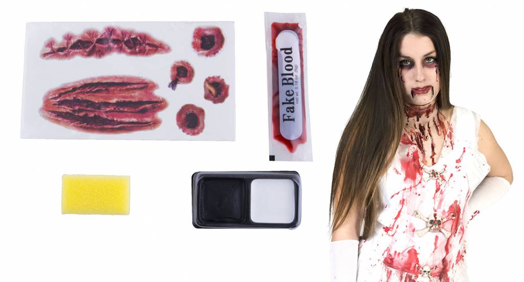 Imitatie wonden en make-up set - Image 2