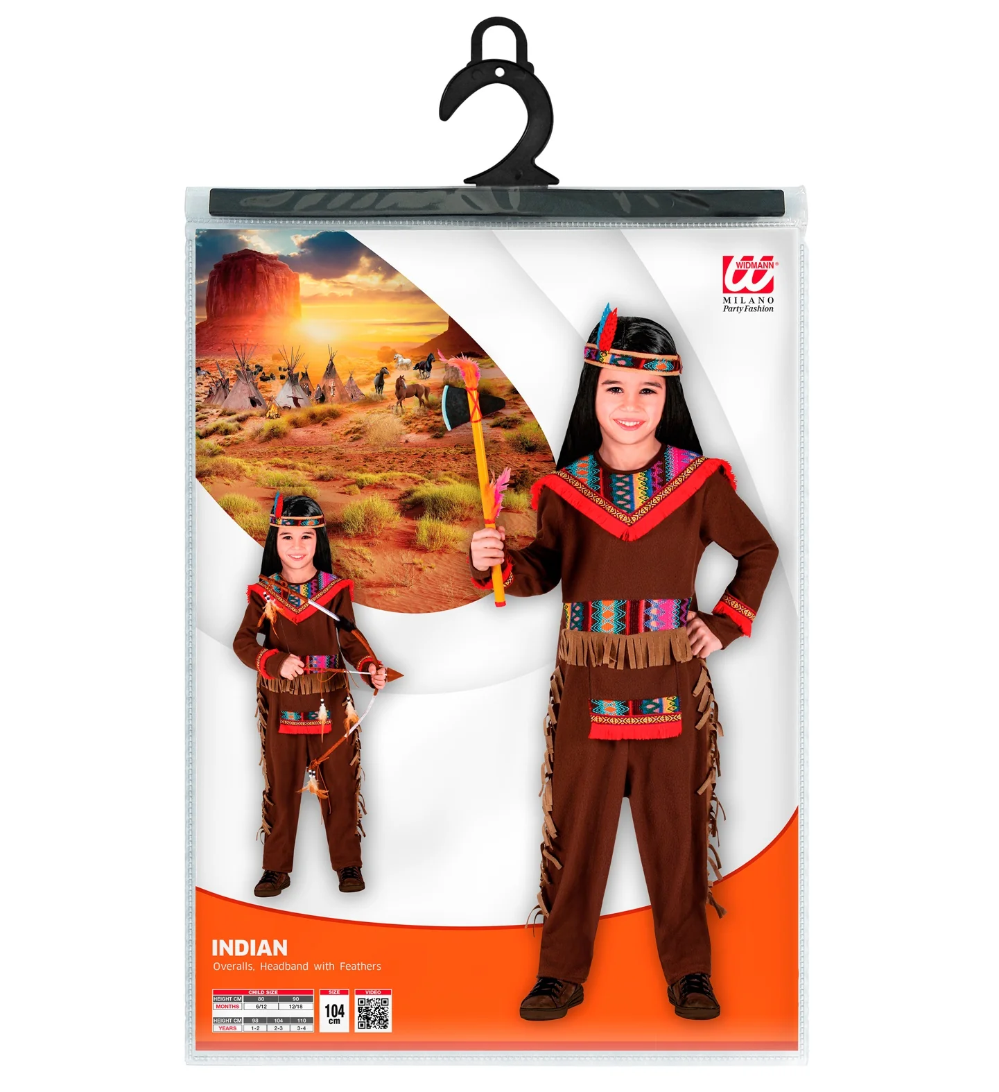 Indianen pak bruin voor kinderen - Image 4