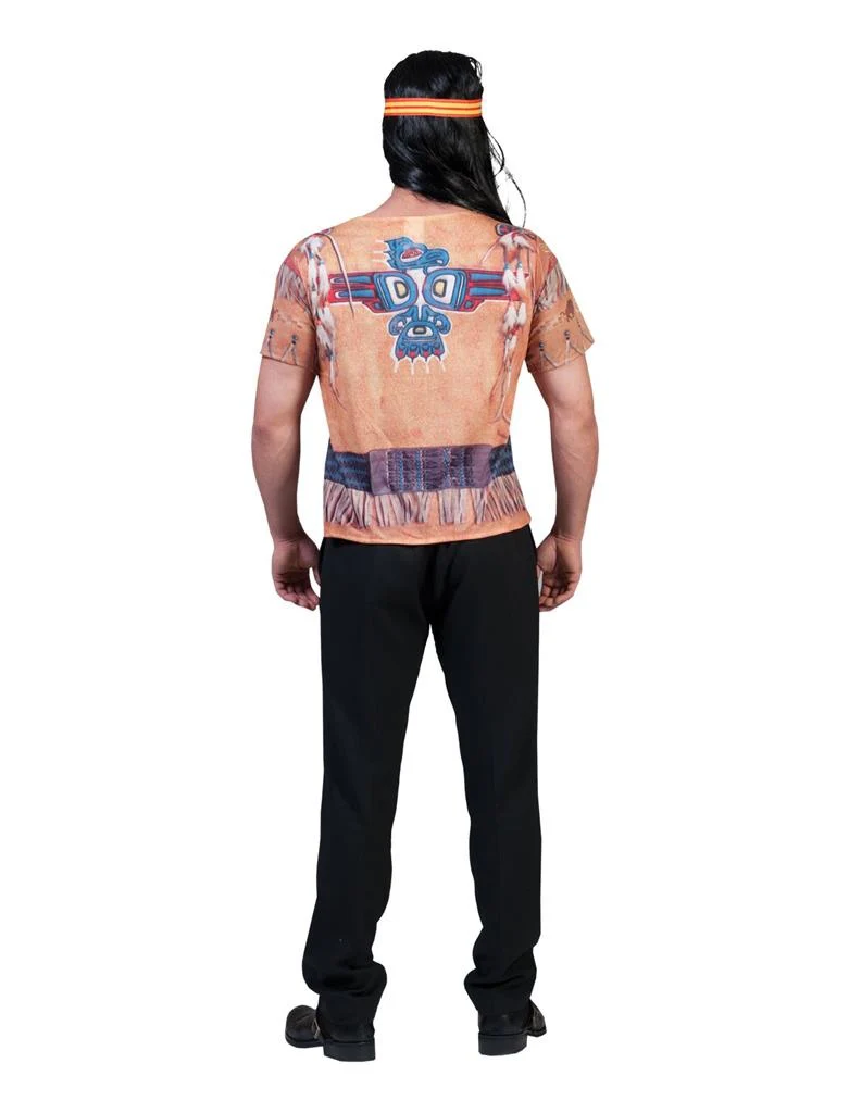 Indianen shirt 3 D volwassenen - Image 2