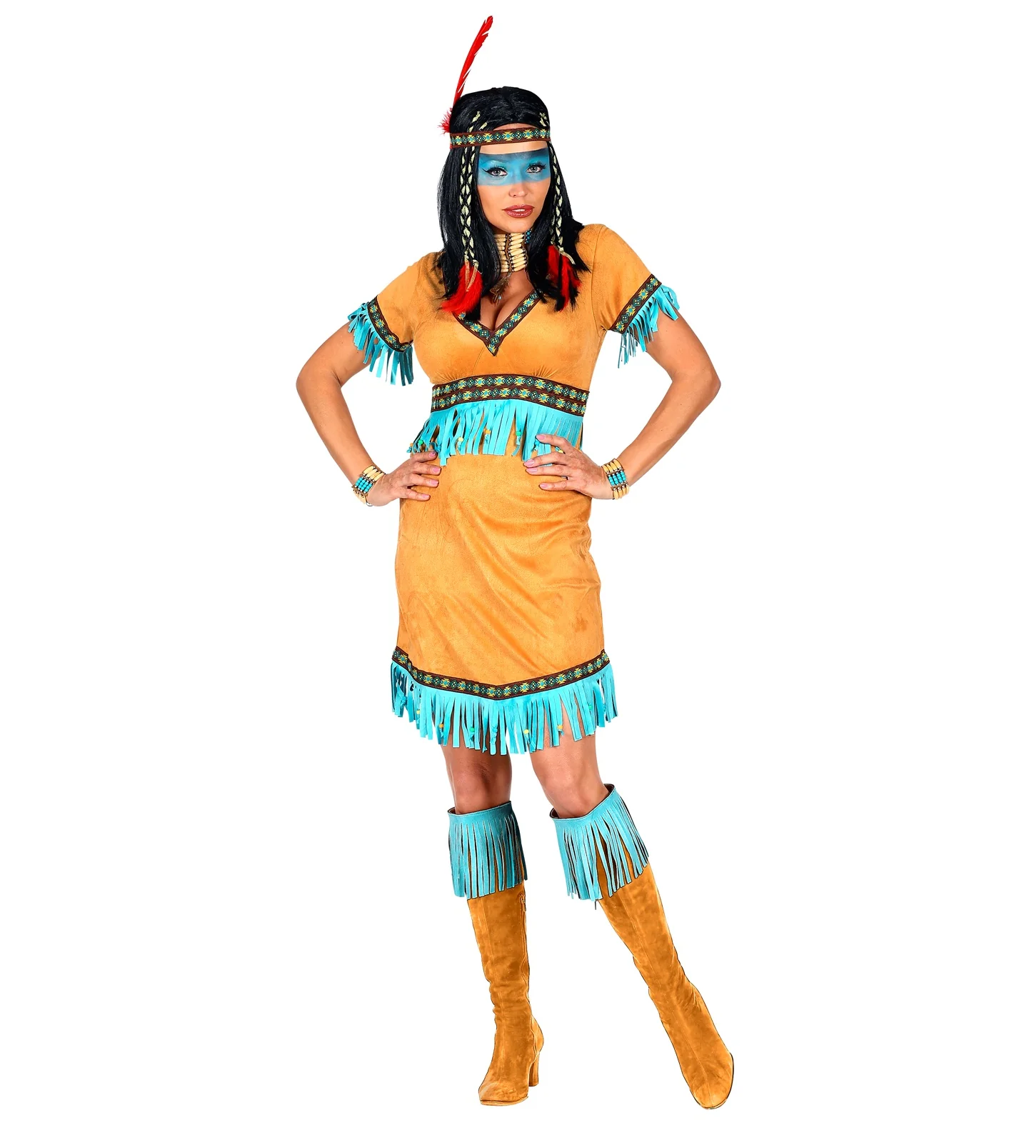 Indianen jurk dames Fleur - Image 2