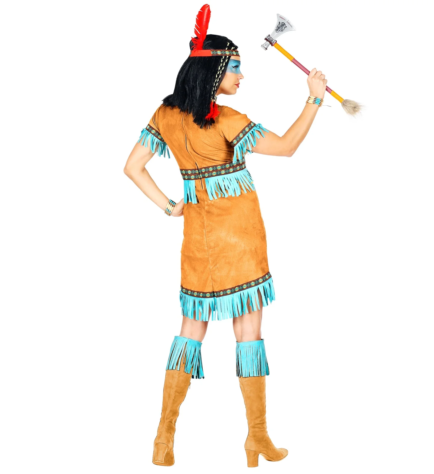 Indianen jurk dames Fleur - Image 3