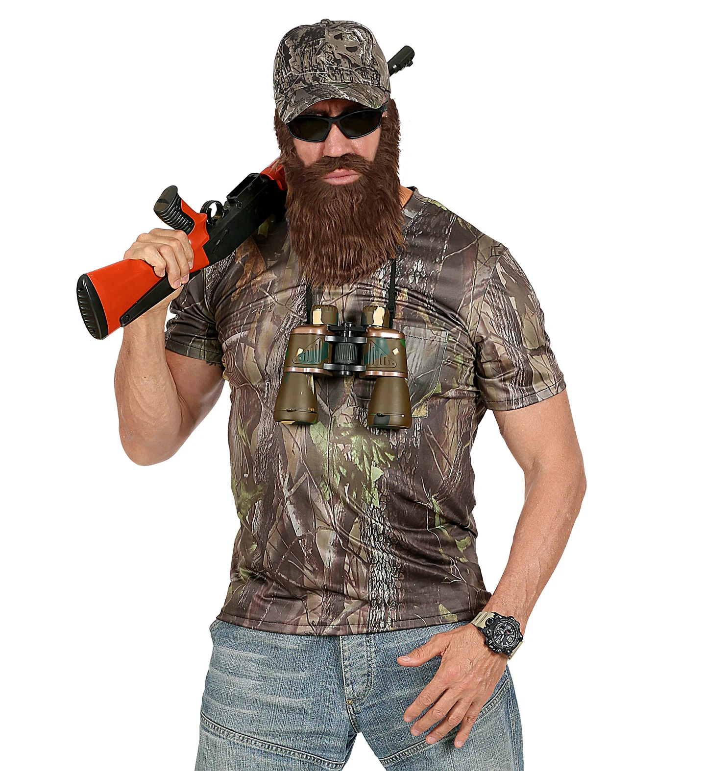 Jager shirt en pet voor heren