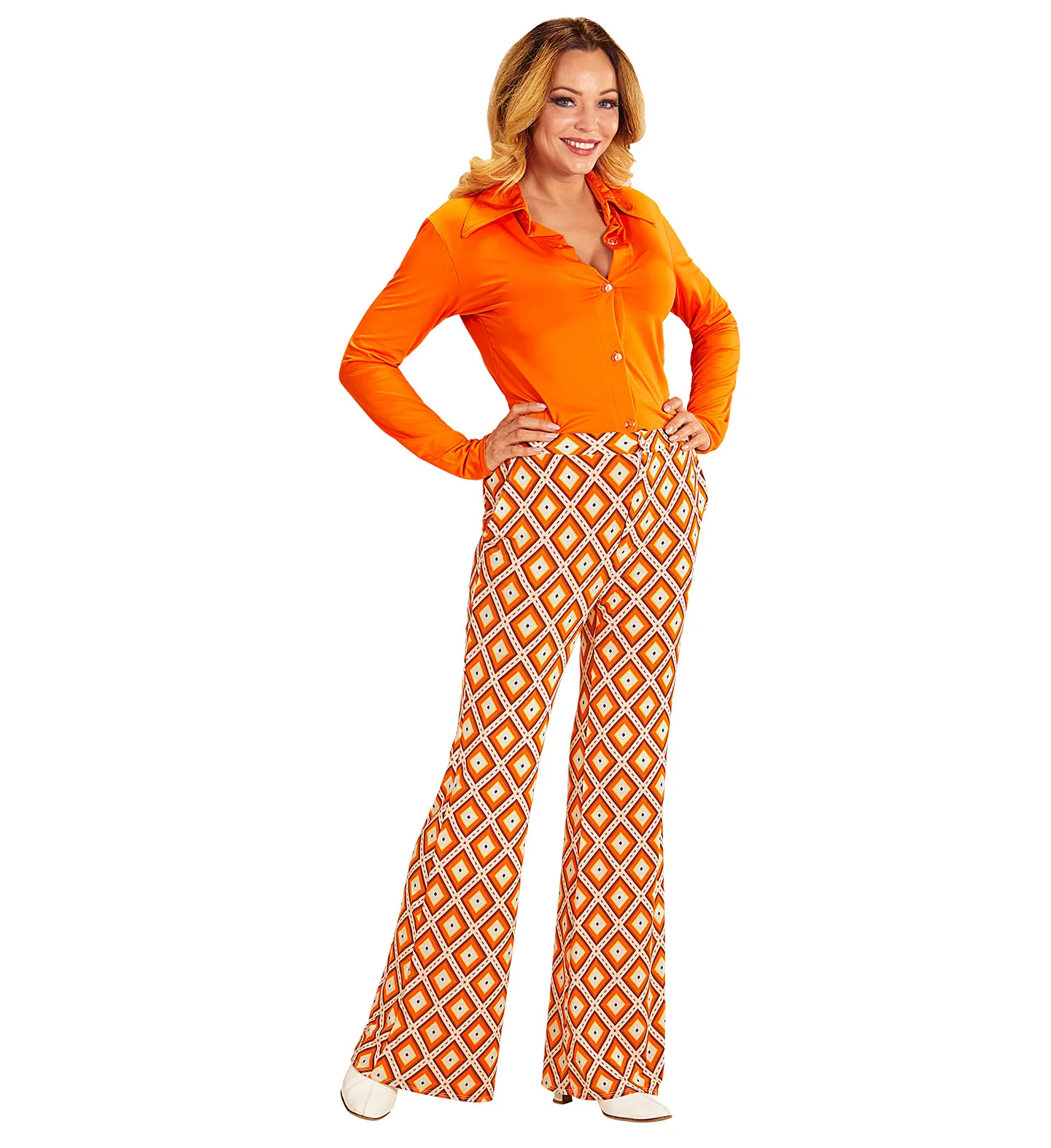Jaren 70 disco broek Groovy geruit - Image 4