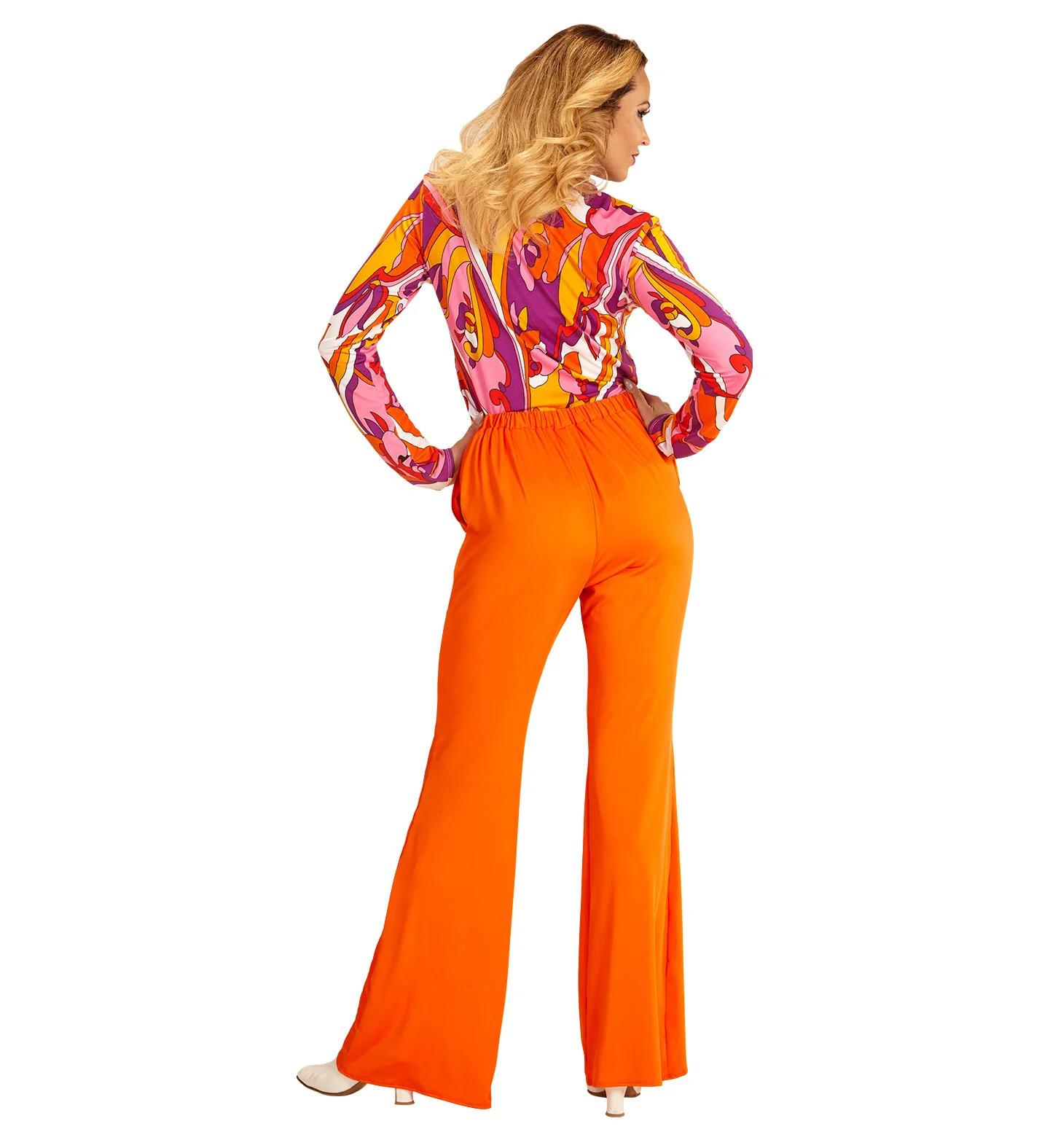 Jaren 70 disco broek Groovy oranje - Image 3